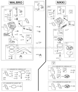 Page D Diagram and Parts List for 311707 0132-E1 Briggs and Stratton Engine